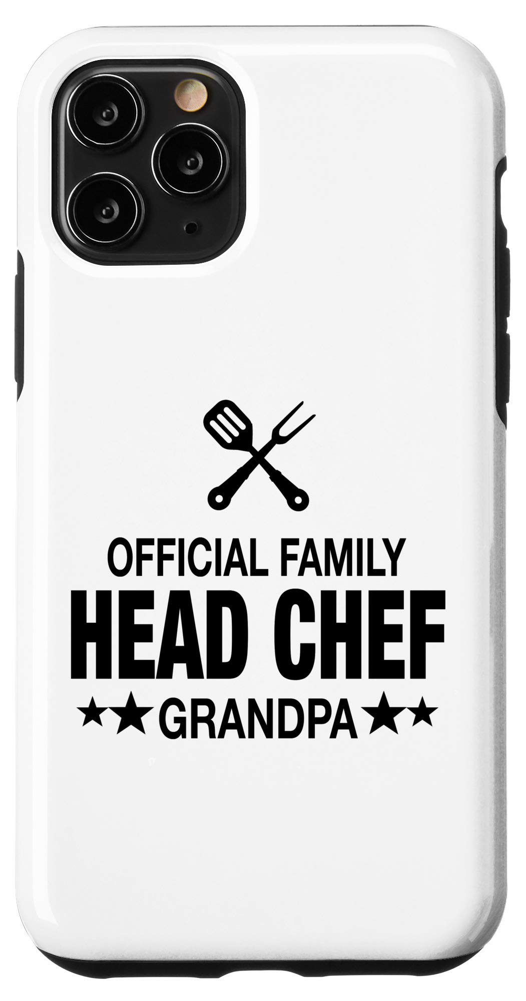 iPhone 11 Pro Case - Funny Cooking Grandpa Design | Protective Phone Cover for iPhone 11 Pro | Perfect Gift for Chefs & Family | Kitchen, BBQ & Cooking Enthusiasts