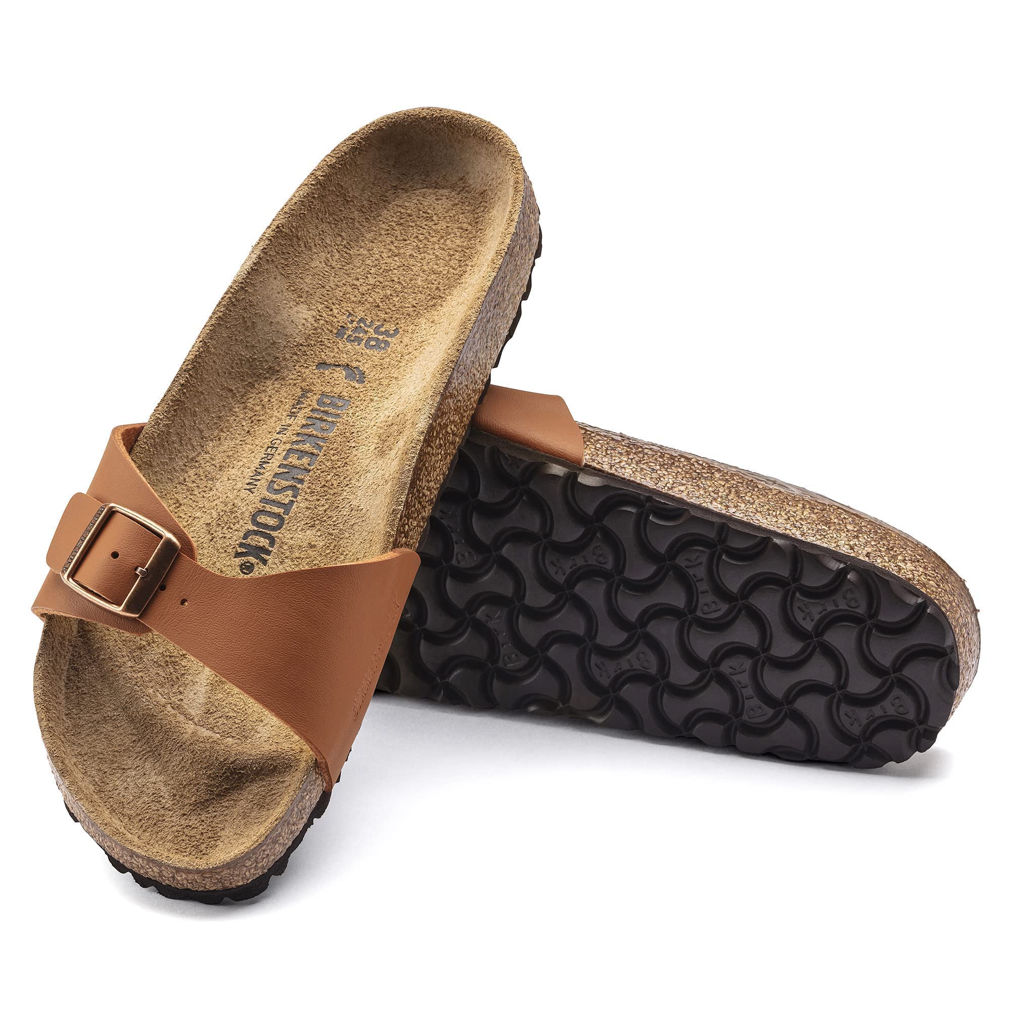 Birkenstock Men's Arizona Soft Footbed Sandals - Comfortable Leather Straps for Walking, Travel & Outdoor Activities