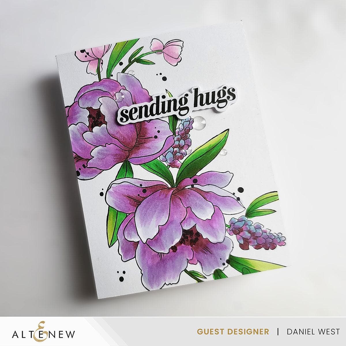 Peony & Lilac Swag - Elegant Floral Home Decor for Weddings, Parties & Spring Celebrations