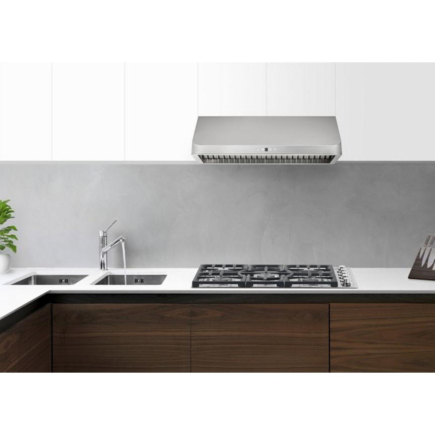 AVIVA 36 Inch Under Cabinet Range Hood - Virginia Series AVV 369S - Stainless Steel Kitchen Vent Hood for Gas Stove, Electric Cooktop - Perfect for Home, Apartment & Restaurant Use