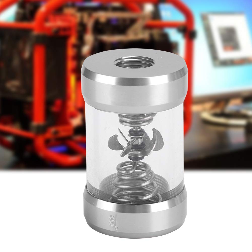 Yoidesu G1/4 Threaded Water Temperature Meter - Silver Cooling System Indicator for PC Liquid Cooling | Monitor CPU/GPU Coolant Temp in Gaming Rigs & Custom Water Loop PCs