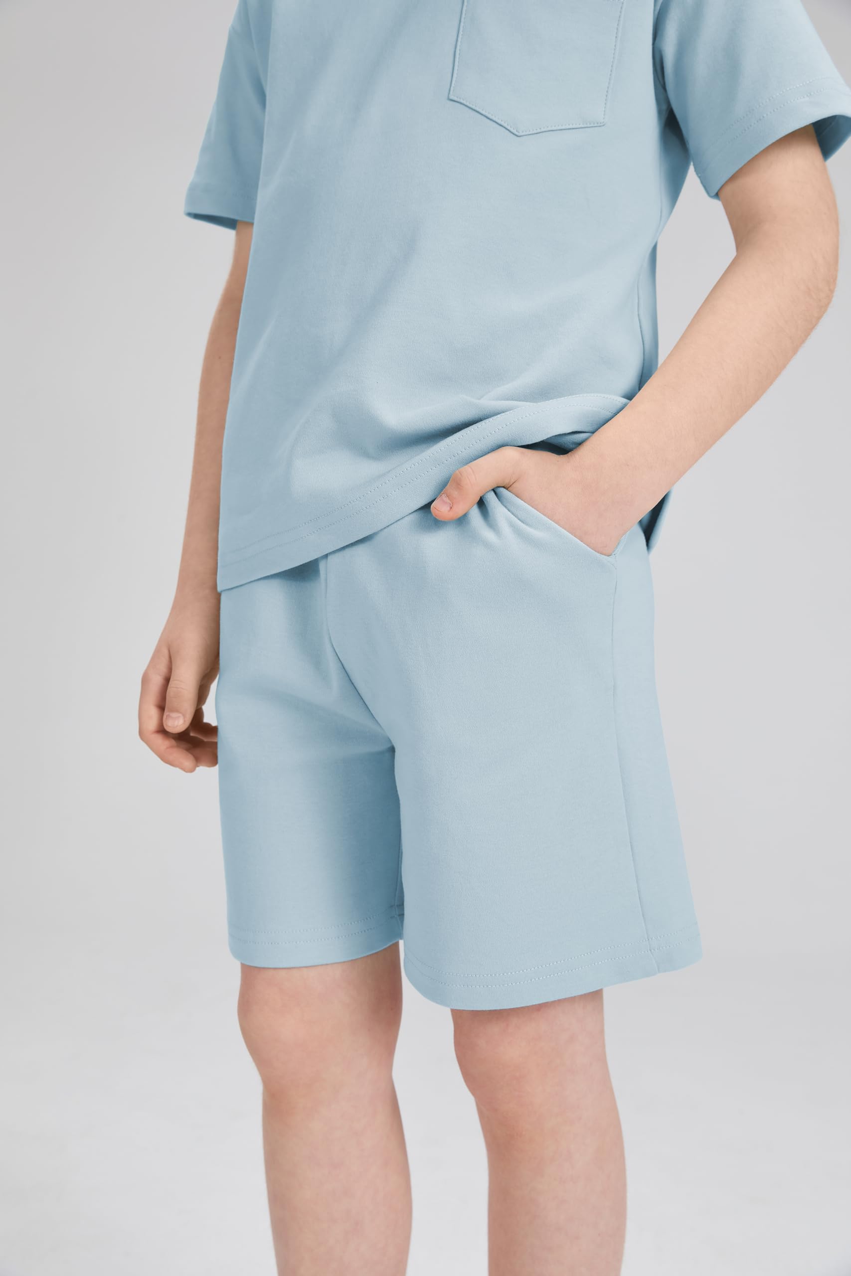 2025 Boys' Summer 2-Piece Outfit Set - Short Sleeve T-Shirt & Shorts Casual Tracksuit | Perfect for Playdates, Beach Trips & Outdoor Activities
