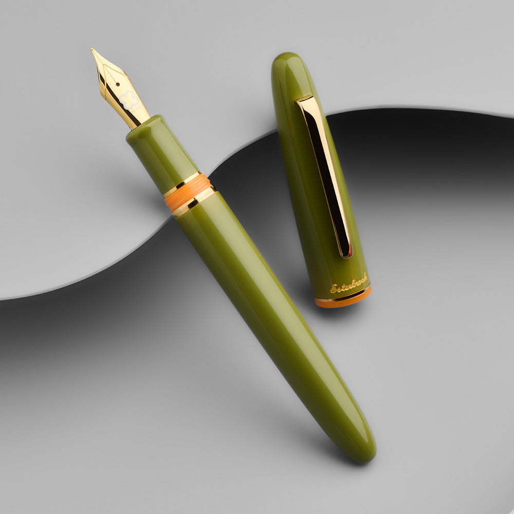 Esterbrook Estie Back to the Land Fountain Pen - Unique Leaf Design for Writing, Journaling & Gift Giving - Premium Handcrafted Calligraphy Pen for Professionals & Enthusiasts