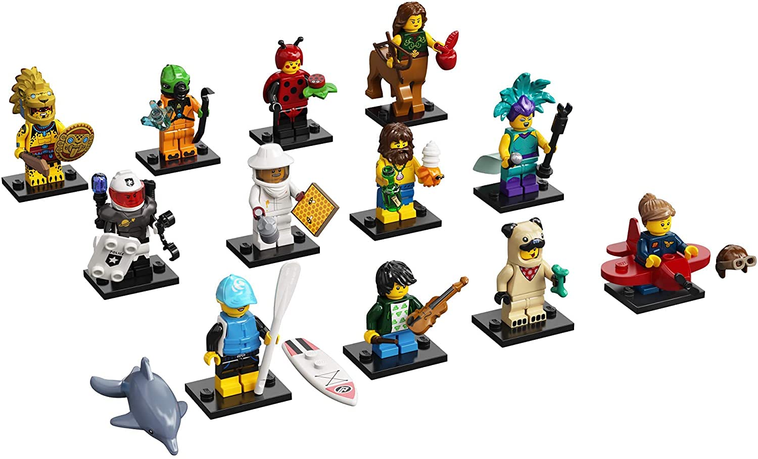 LEGO Minifigures Series 21 71029 Limited Edition Collectible Building Kit - New 2021 (1 of 12 to Collect) - Perfect for LEGO Fans, Gift Ideas & Display Collections