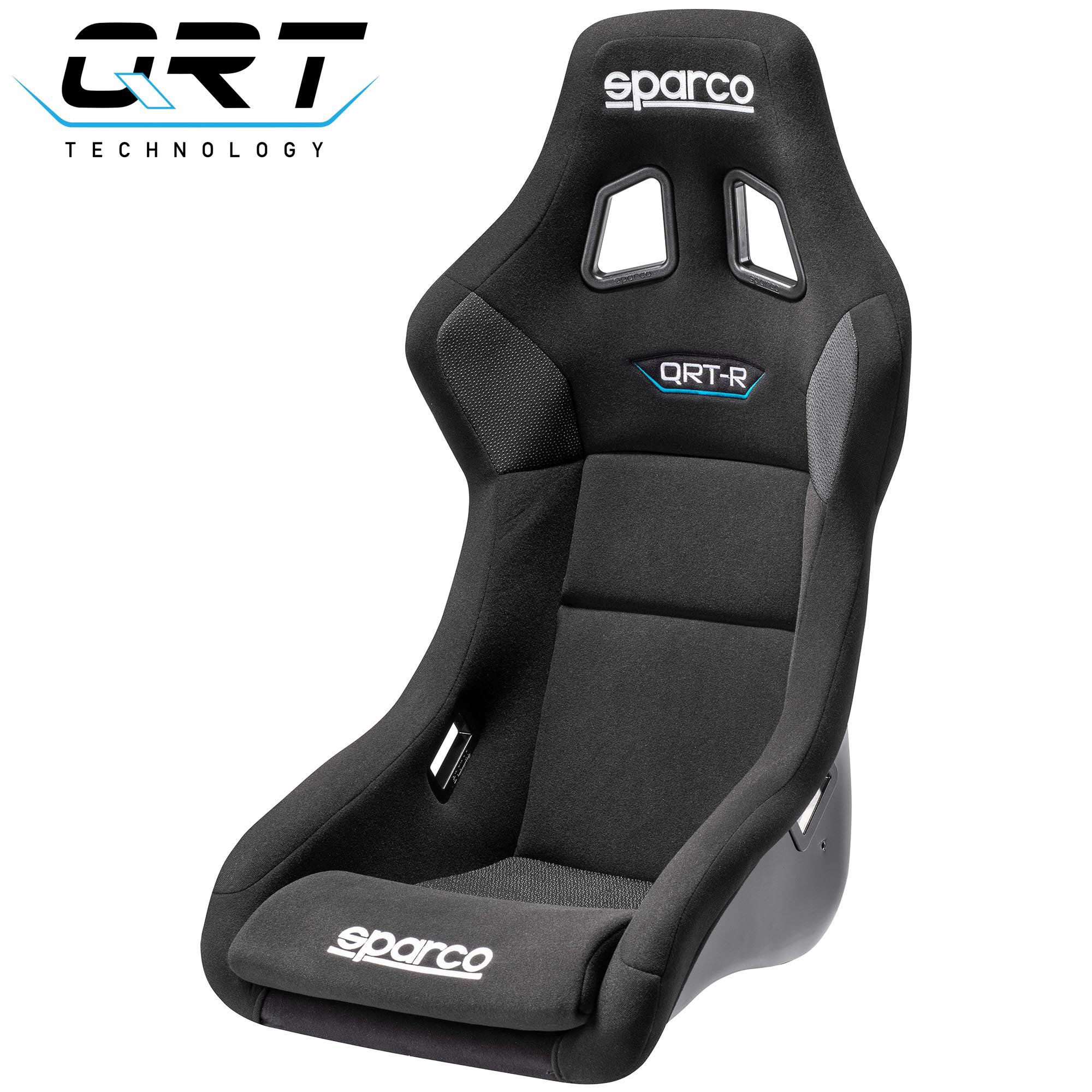 Sparco QRT R Fiberglass Racing Seat - Lightweight & Durable for Track, Drifting & Simulator Use
