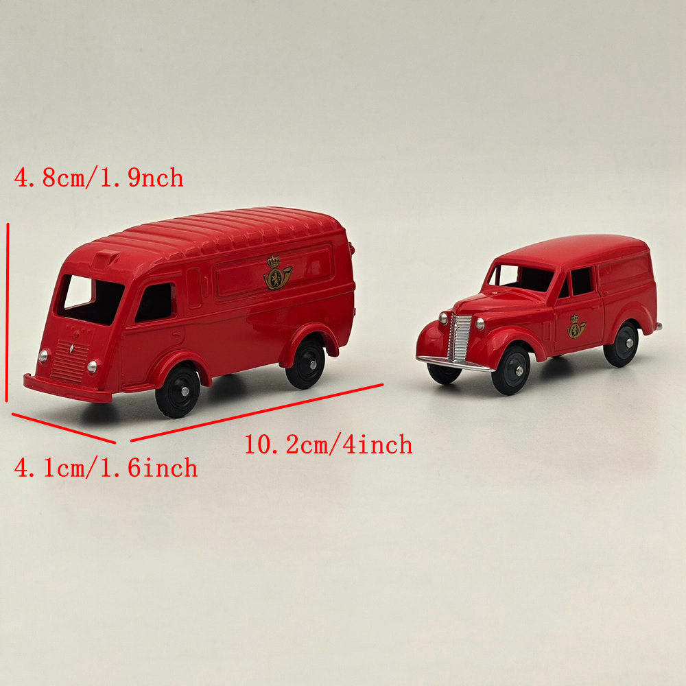 1/43 Scale NOREV C36102 Renault 1000kgs & Dauphinoise Belgian Post Pack Diecast Model Truck - Red Collectible Vintage Vehicle for Display, Gift, and Model Car Enthusiasts