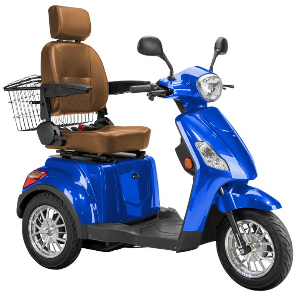 Bespoke Legacy Full Size 3 Wheel Mobility Scooter for Adults - Lightweight Electric Scooter with Long Battery Life - Perfect for Outdoor, Shopping & Travel
