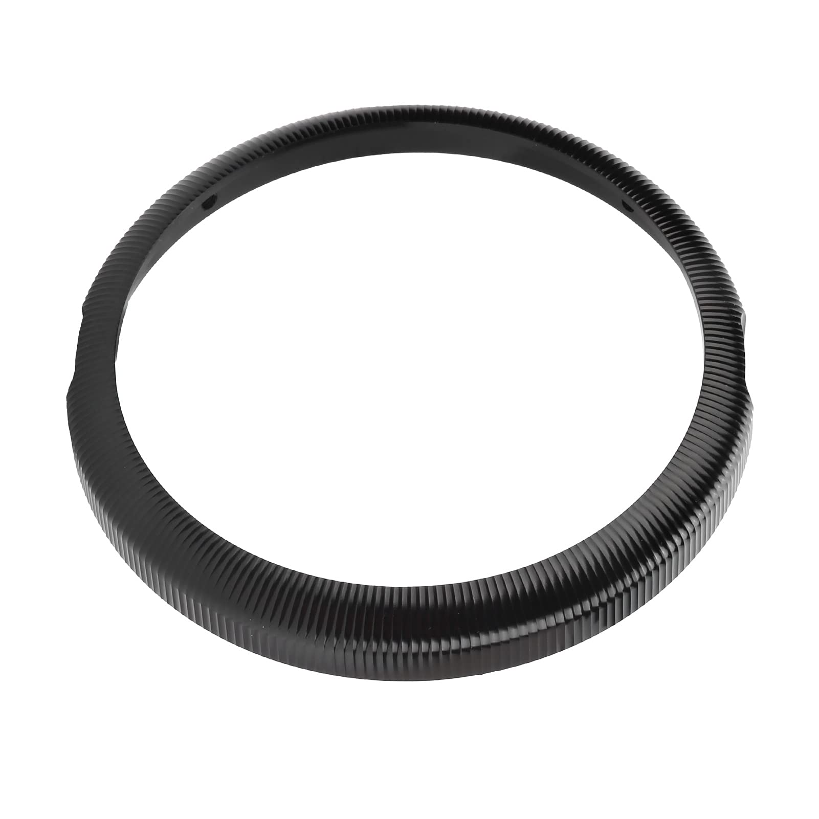 7in CNC Aluminum Alloy Motorcycle Headlight Trim Ring - Durable Headlamp Guard Visor Cover for Harley, Honda, Yamaha - Perfect for Night Riding & Off-Road Adventure Accessories