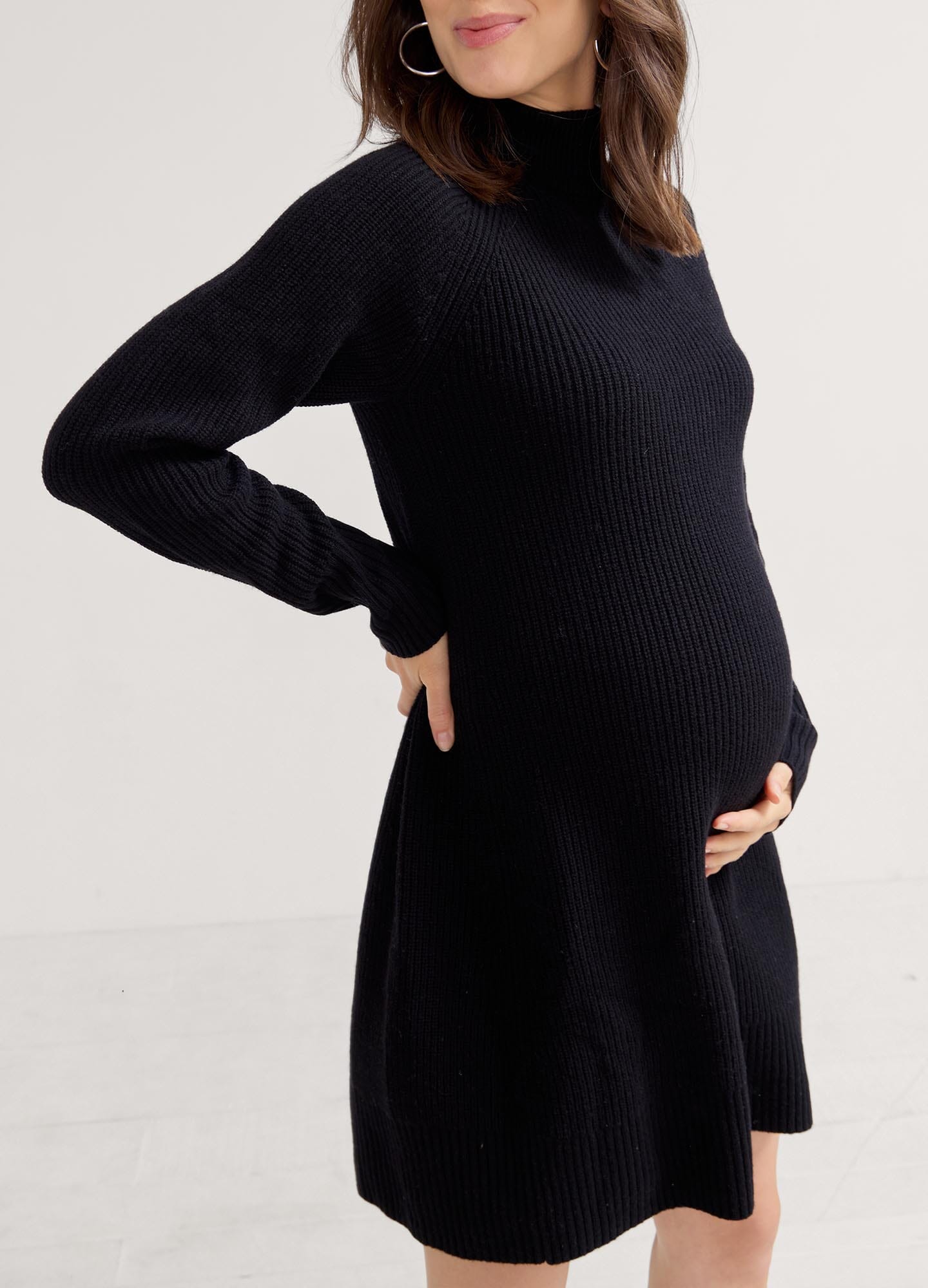Irina Shaker Mini Sweater Dress for Women - Cozy Knit Bodycon Dress for Fall & Winter - Perfect for Dates, Parties, and Casual Outfits