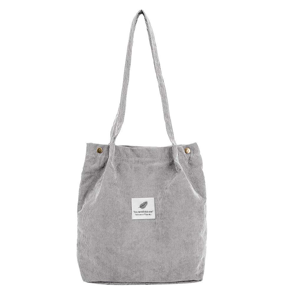 Stylish Women's Corduroy Shoulder Bag - Fashionable Tote Satchel for Travel, Work & Daily Use | Red Handbag for Women | Perfect for Office, Shopping & Outings