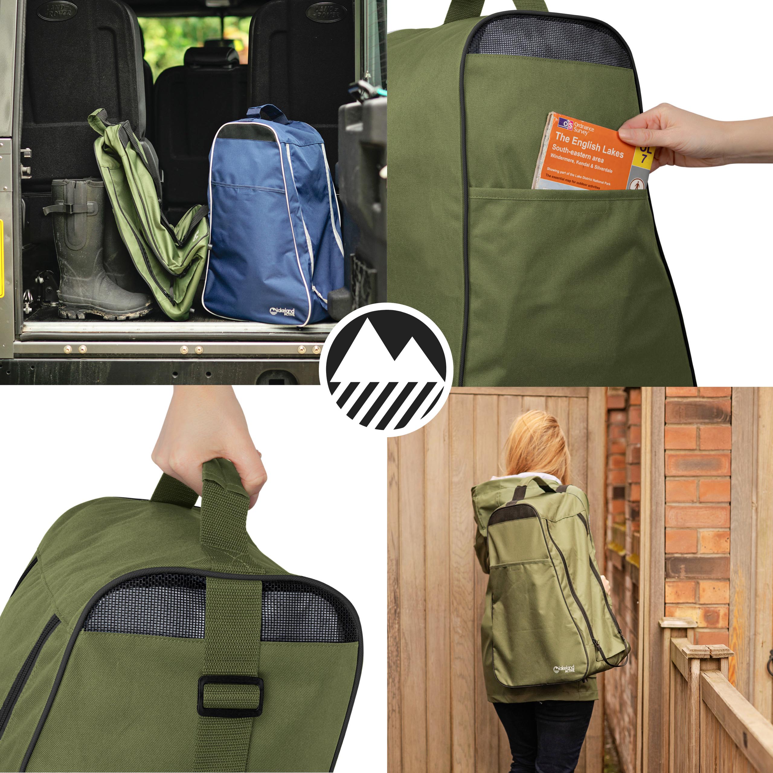 Oakfield Waterproof Wellington Boot Bag - Durable Rain Boot Storage for Men & Women - Perfect for Outdoor, Gardening, and Farm Work