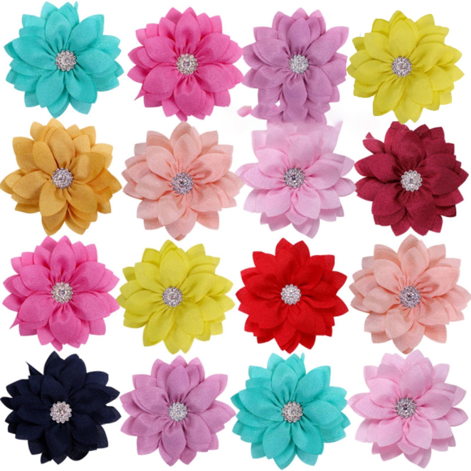 50px Big Flower Dog Collar - Adjustable Bow Tie Pet Accessories for Small Dogs, Perfect for Weddings, Parties & Photo Shoots