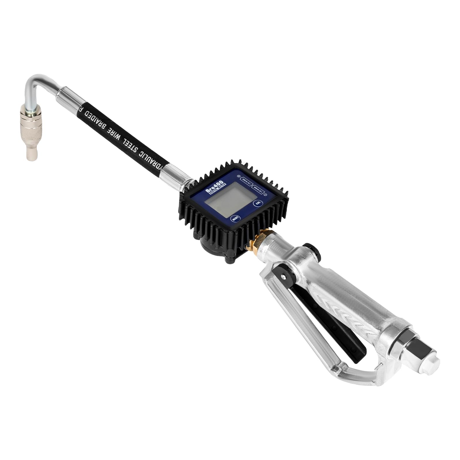 Electronic Oil Metering Gun & Control Valve Nozzle (0.26-9.25 GPM) - Precision Oil Transfer Pump for Motor, Hydraulic, Gear & Transmission Fluids (L, GAL, PTS, QTS) - Ideal for Automotive, Industrial & Farm Equipment Maintenance