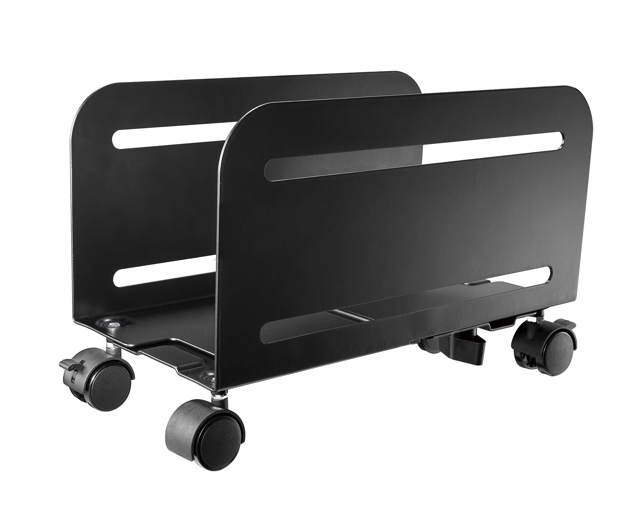 NewStar CPU-M100BLACK Universal Laptop Mount Stand - Adjustable for 12-21 cm Width PCs & Notebooks - Black - Perfect for Office, Home & Car Use