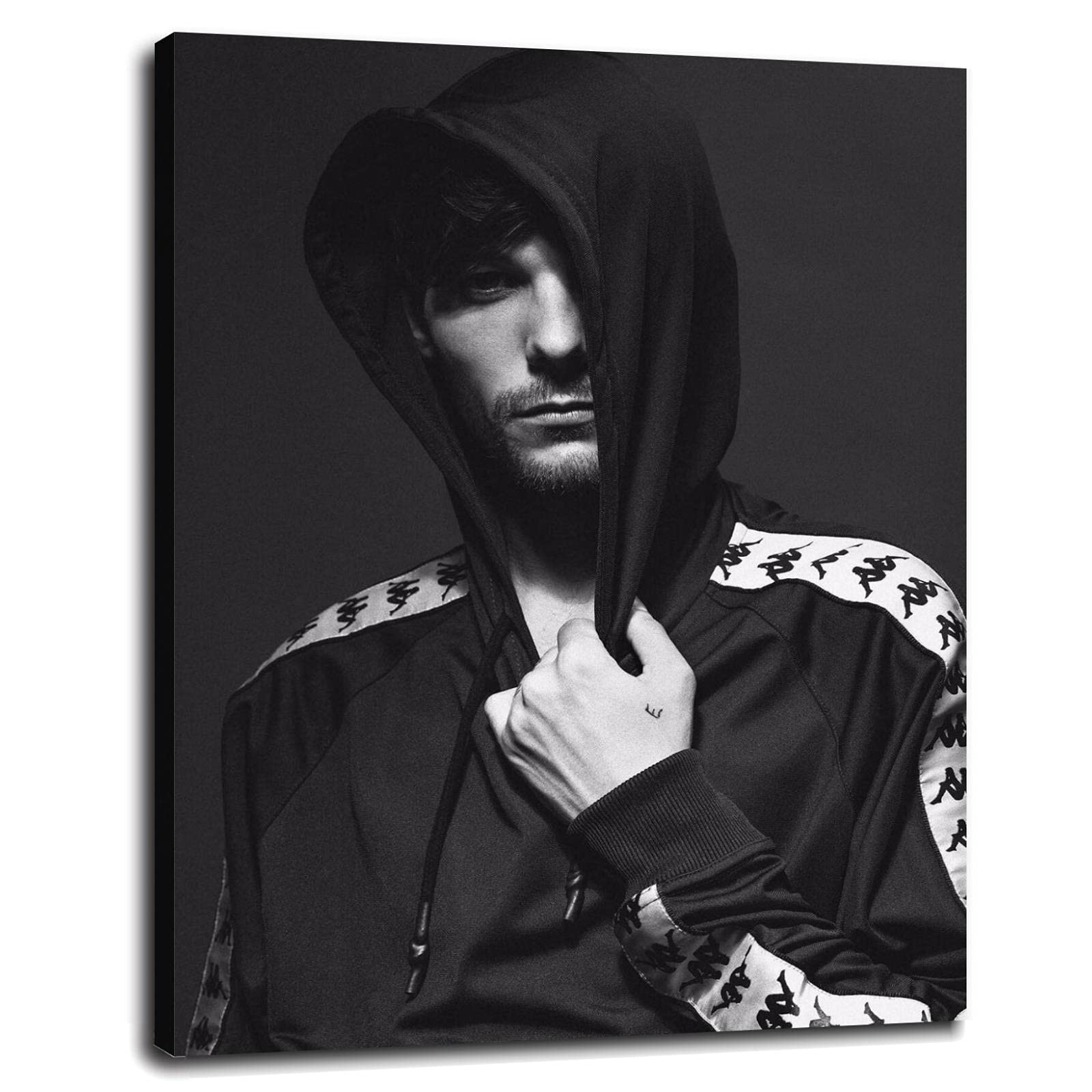 Louis Tomlinson Poster Canvas Print - 32x24 Inch Framed Wall Art for Home, Office & Living Room Decor | Perfect for Music Fans & Bedroom Aesthetics