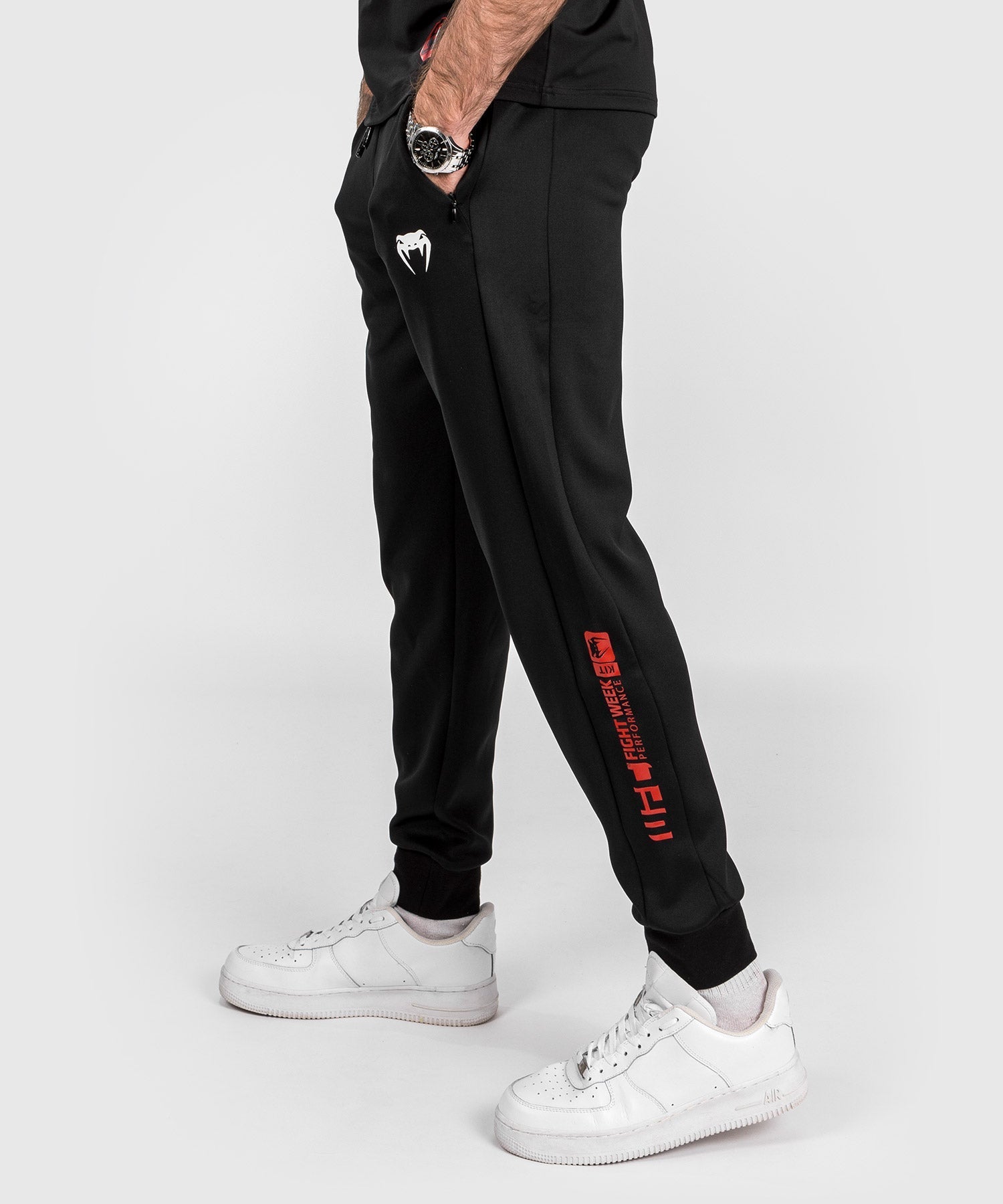 Venum UFC Adrenaline Fight Week Men's Performance Jogging Pants - Black | MMA Training, Gym Workout & Casual Streetwear