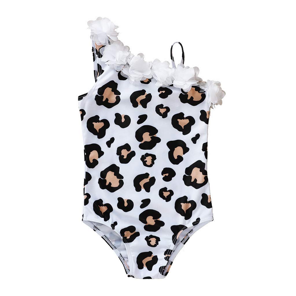 CLOTHBEST Baby Swimwear Set - 3-6 Months Boys & Girls Floral Bikini Swimsuit for Toddlers | Beach, Pool & Summer Water Activities