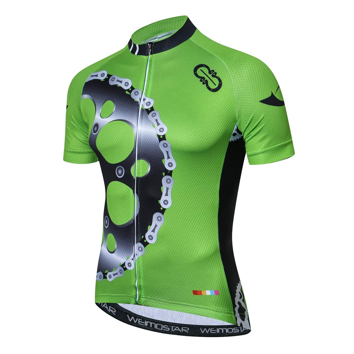 Men's Cycling Jersey - Short Sleeve Summer Bike Shirt for Outdoor Biking | Quick Dry Moisture Wicking Performance Top | Perfect for Road Cycling, Mountain Biking & Commuting
