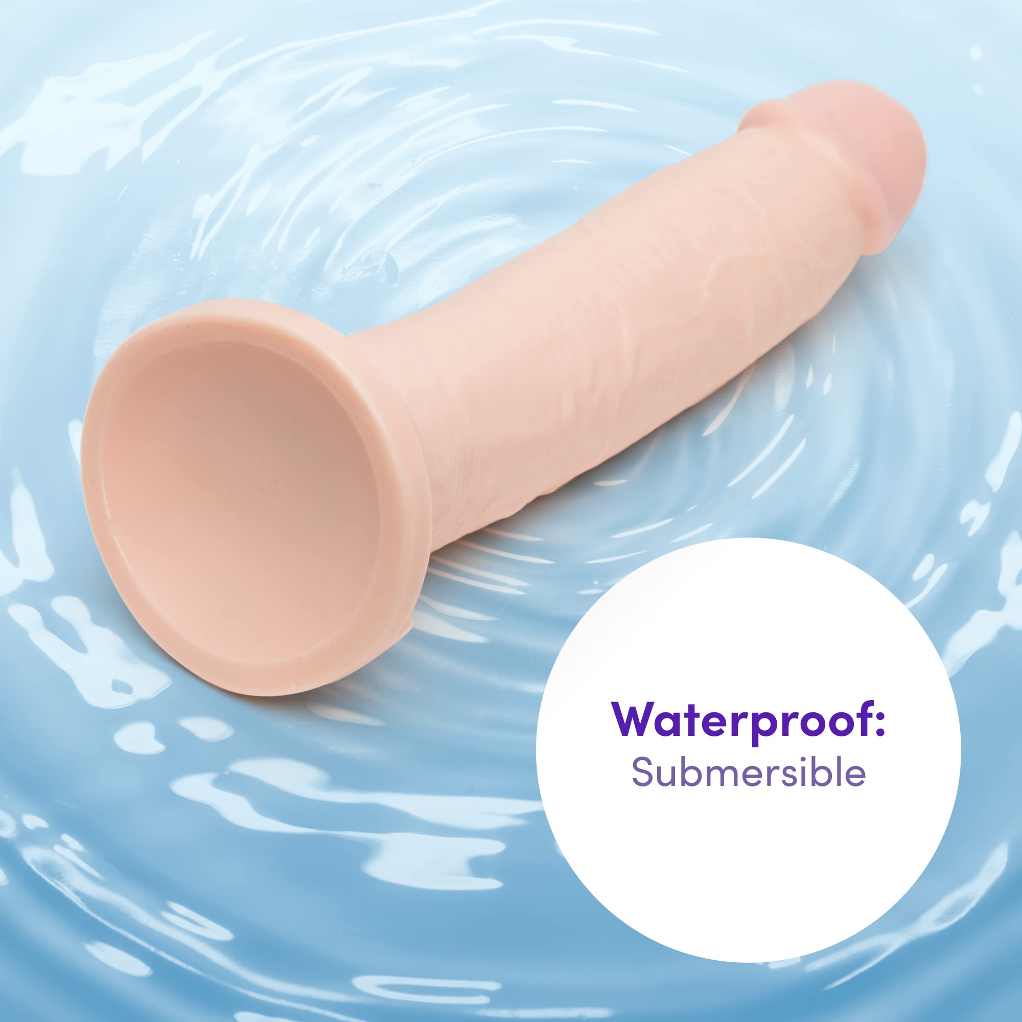 Ultra Realistic 10 Inch Large Dildo with Strong Suction Cup - Lifelike Lover Adult Sex Toy for Women - Extra Girthy & Harness Compatible Strap On - Flesh Pink - Perfect for Solo Play, Couples Fun & BDSM Scenes