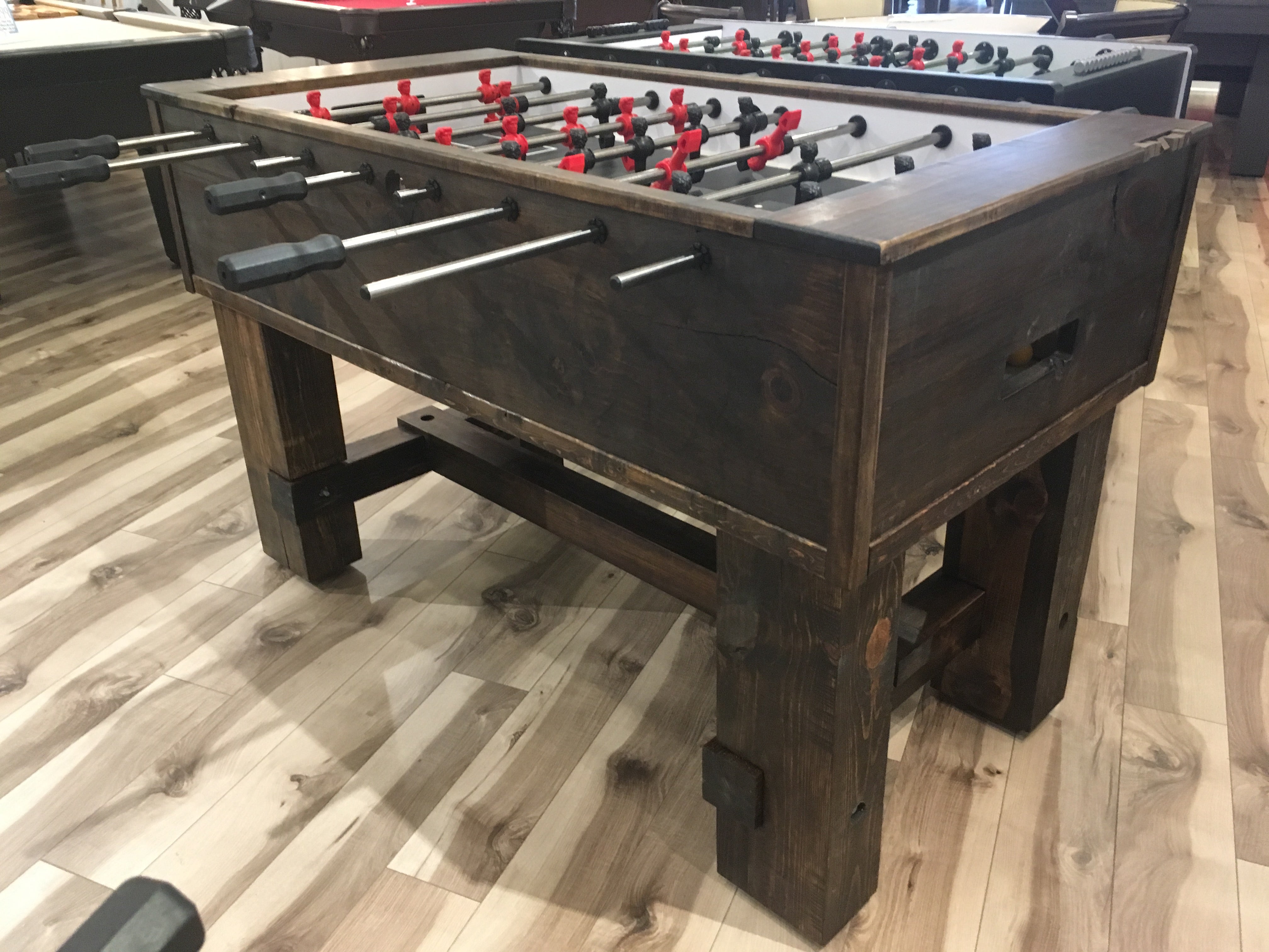 Custom Breckenridge Foosball Table by Robbies - Premium Tournament Style Game Table for Home, Game Room & Bar - Perfect for Family Fun & Entertainment