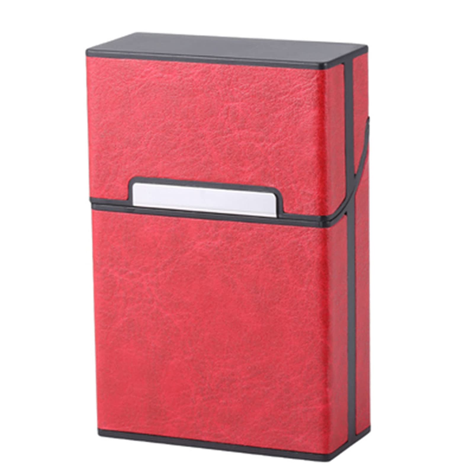Premium PU Leather Cigarette Case for Men & Women - 20 Capacity Slim Cigarette Holder Box, Portable Travel Cigarette Organizer with Secure Storage - Perfect for Business, Travel & Outdoor Use