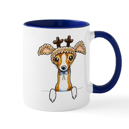 White/Navy Inside - Oh Deer Mugs