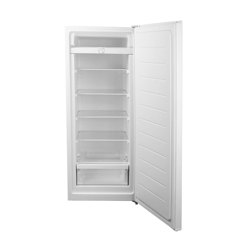 Philco PFV205B 201L Dual Function Vertical Freezer - Freezer & Refrigerator Combo for Home, Office, or Commercial Use