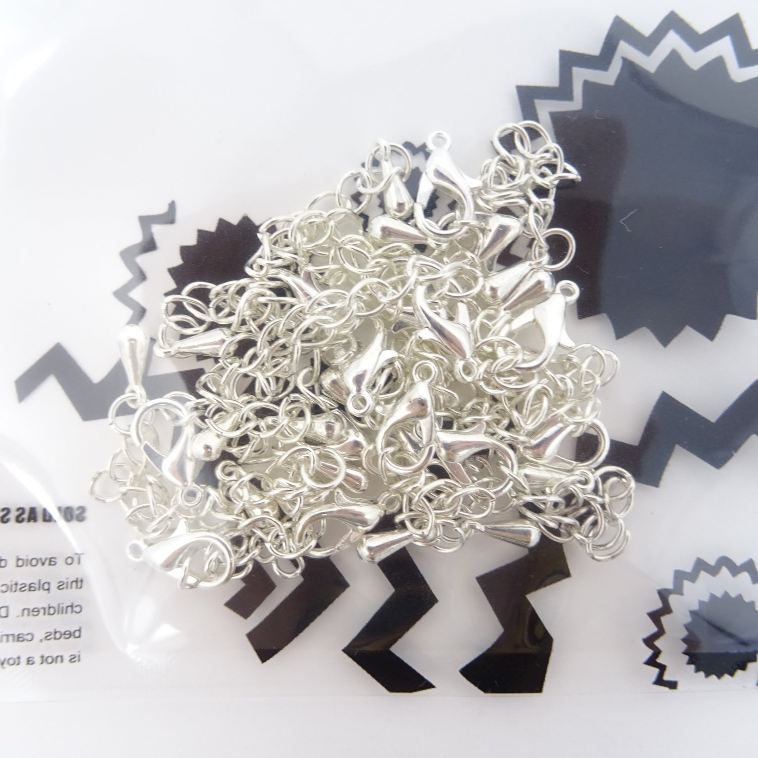 Honbay 15PCS 2-Inch Silver Jewelry Extender Chains - Necklace, Bracelet & Anklet Extension with Lobster Clasp | Perfect for Adjusting Jewelry Length & Layering Accessories