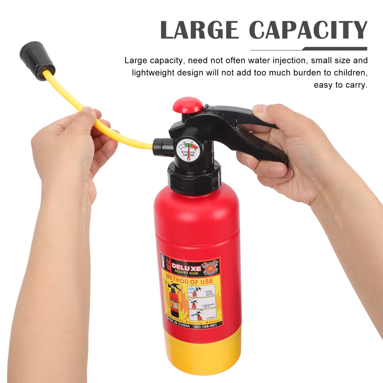 Cabilock Kids Water Gun Toy - Outdoor Water Shooter & Soaker for Summer, Beach, Backyard Play - Fun Water Extinguisher Toy for Children's Outdoor Activities