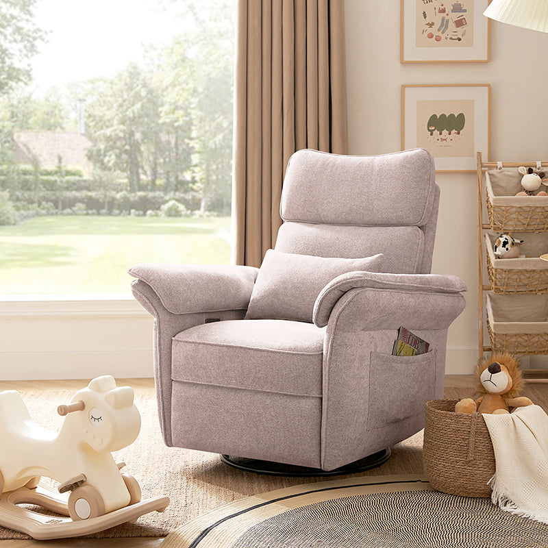 Comfortable Baby Nursery Power Glider Recliner - Perfect for Nursing, Rocking & Bonding with Your Newborn - Ideal for Nurseries, Bedrooms & Living Rooms