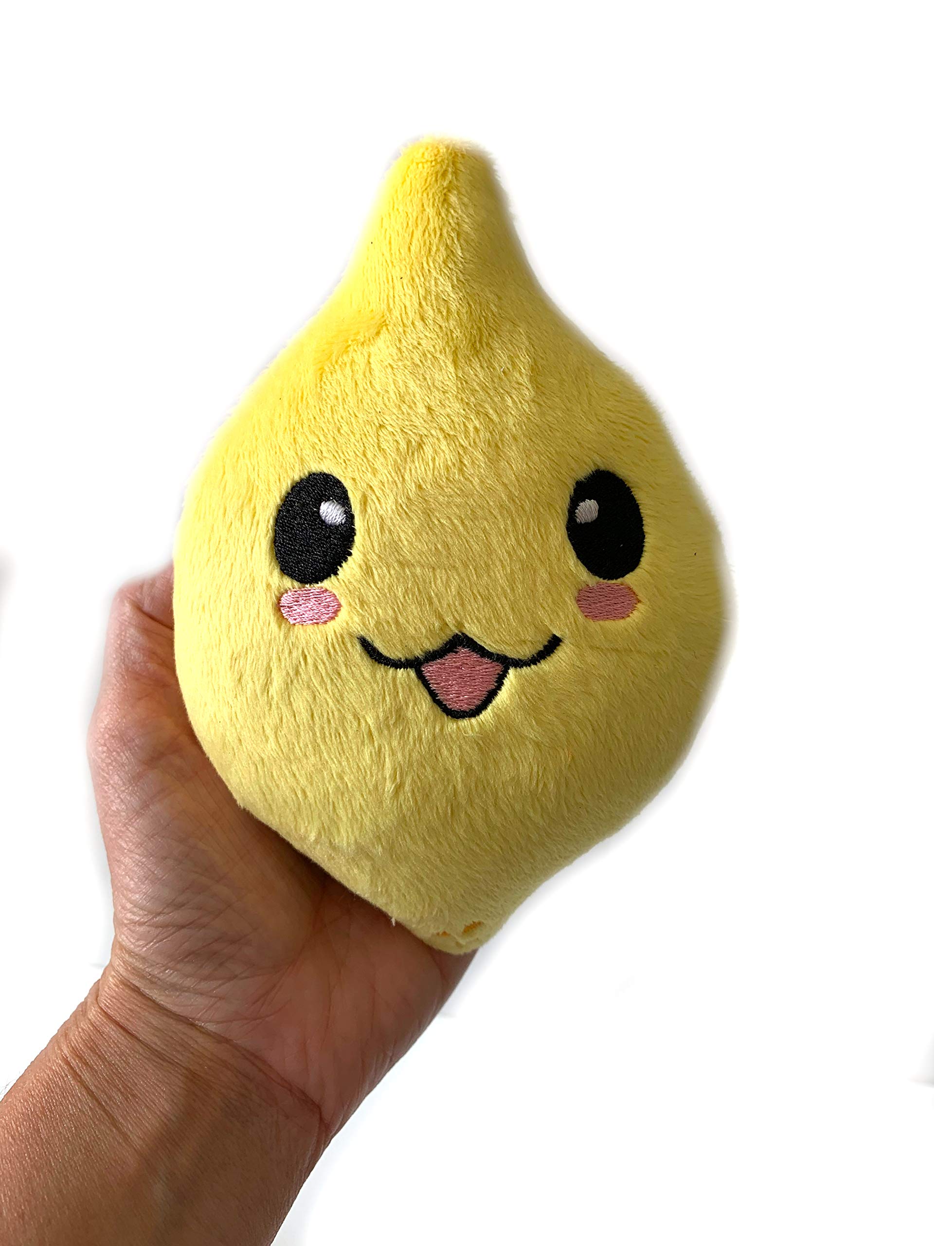 Adorable Kawaii Lemon Plush Stuffed Toy - Soft & Huggable Fruit Pillow for Kids Room Decor, Birthday Gifts & Anime Lovers Collection