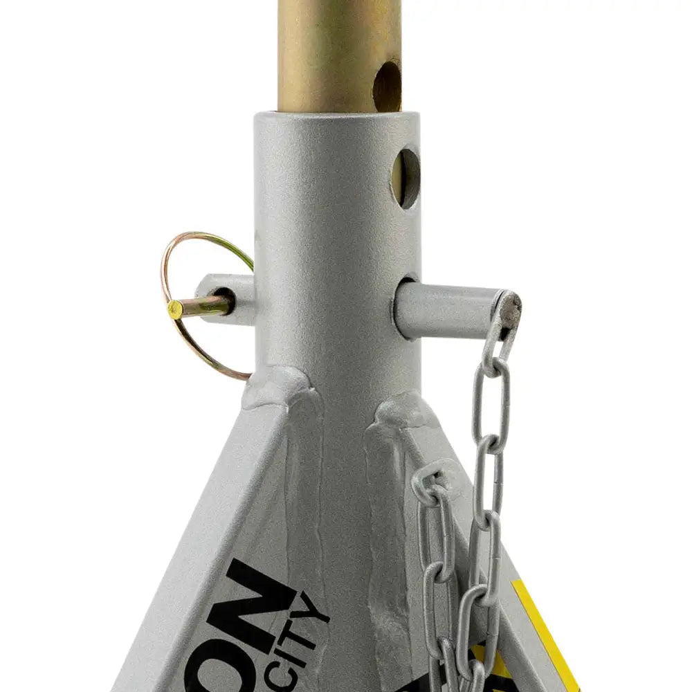 3 Ton Heavy Duty Jack Stands with Axle and Rubber Cushion - Pair (10498K) - Ideal for Vehicle Maintenance, Auto Repair Shops, and DIY Car Lifting Projects