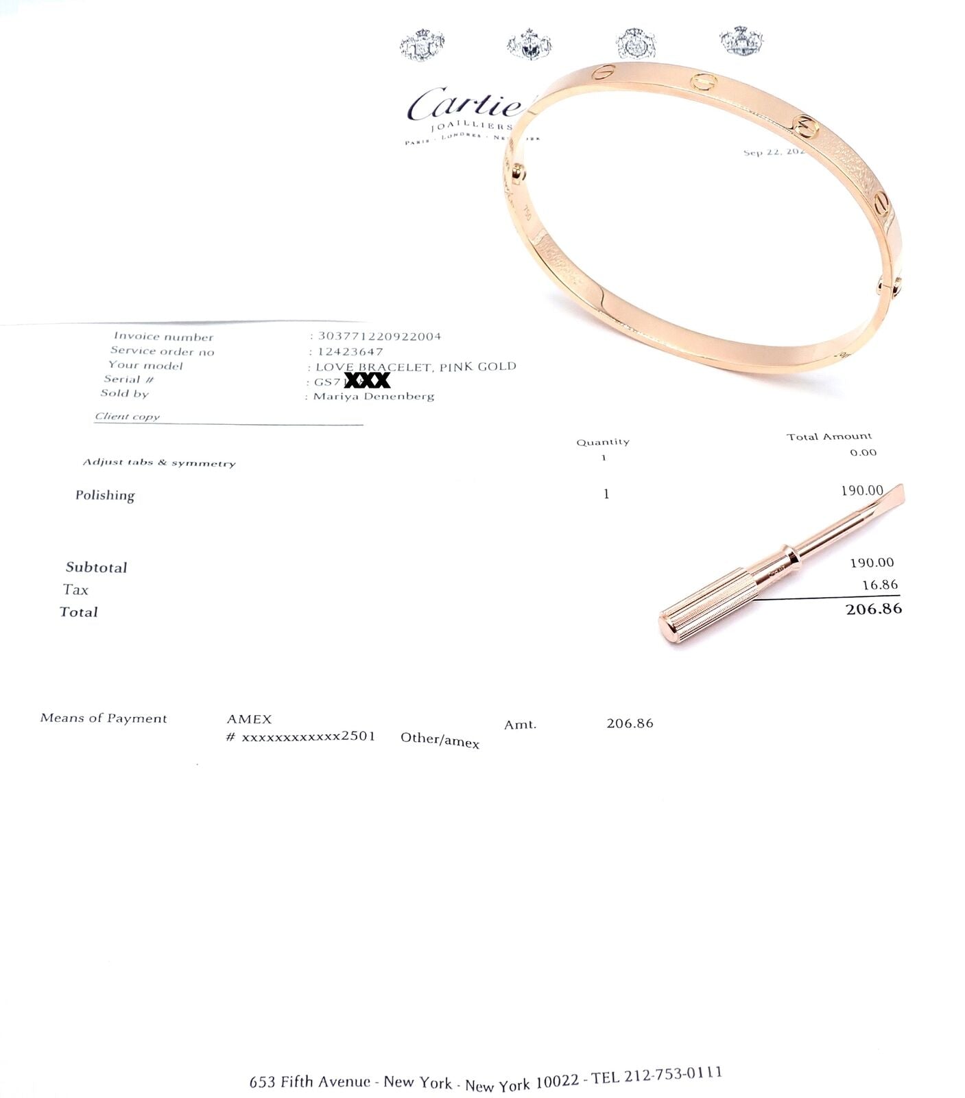 Authentic Cartier 18k Rose Gold Love Bangle Bracelet - Size 21 - Luxury Jewelry for Women - Perfect for Anniversaries, Weddings & Special Occasions