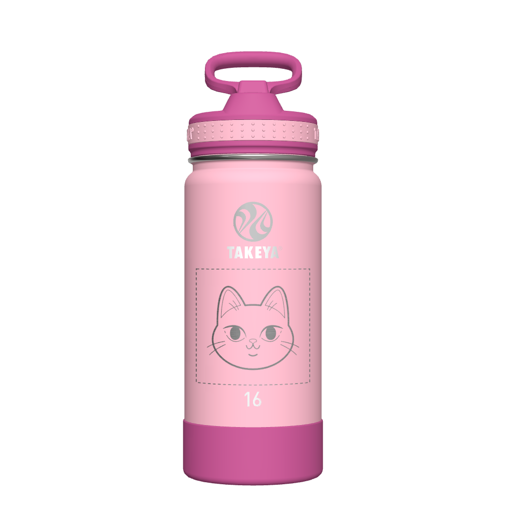Customized Active Kids Water Bottle with Straw Lid - Leakproof & BPA-Free for School, Sports & Outdoor Adventures