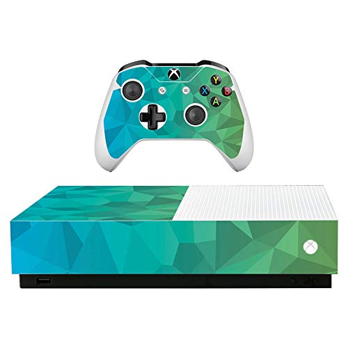 Blue Green Polygon