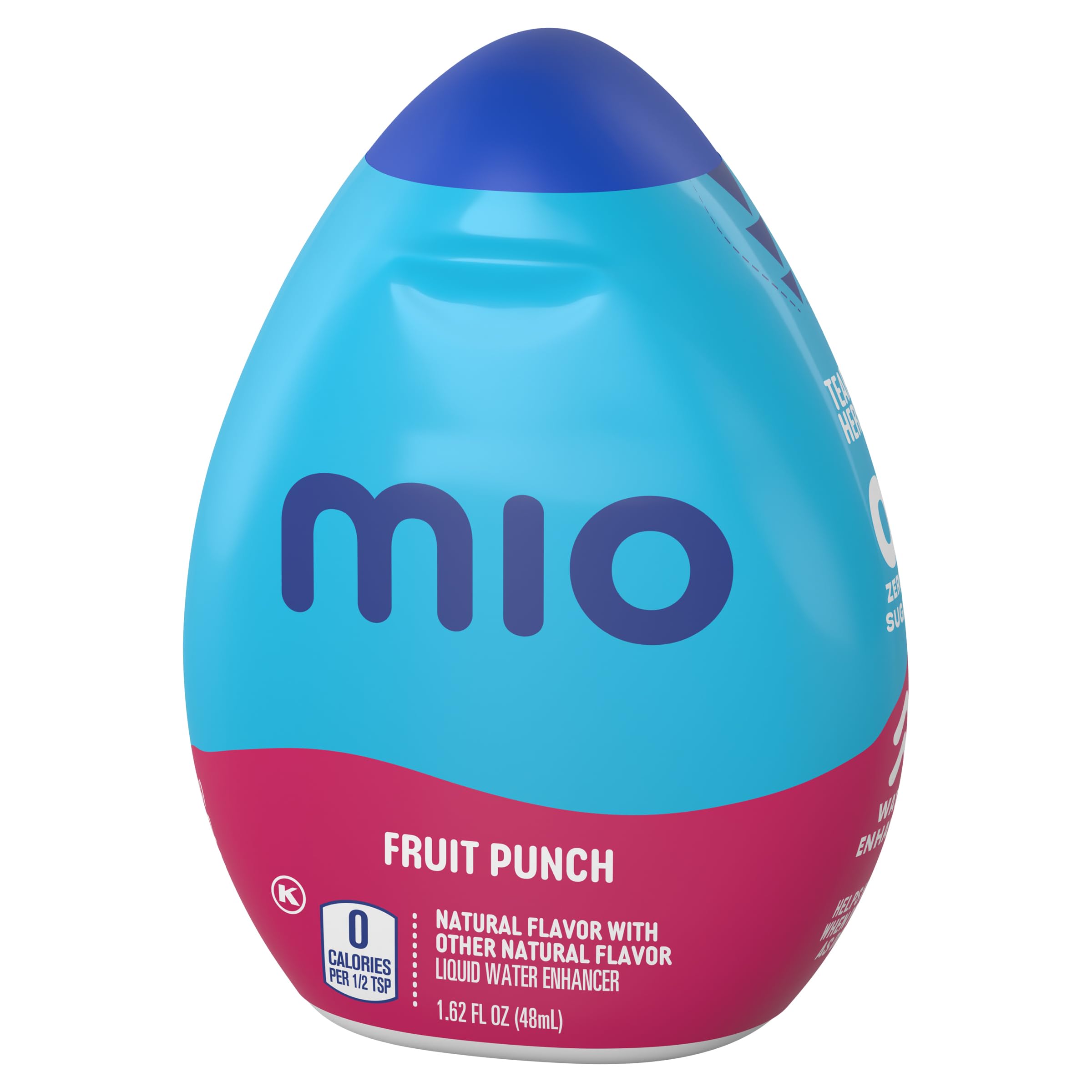 MiO Liquid Water Enhancer - Fruit Punch Flavor, 1.62oz (Pack of 12) | Sugar-Free Drink Mix for Water Bottles, Gym, Workouts & Hydration On-The-Go