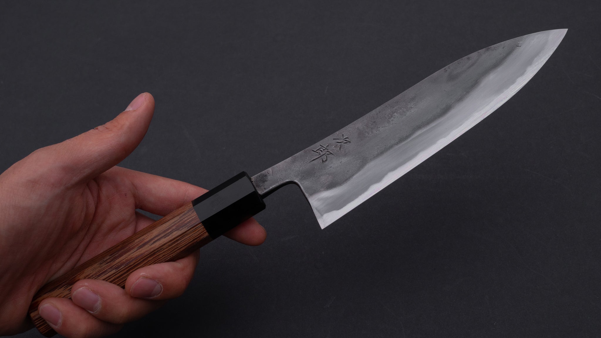 Premium Jiro Tsuchime Petty Knife 150mm - Handcrafted Japanese Kitchen Knife with Taihei Tagayasan Handle (#051) - Perfect for Slicing, Dicing & Precision Cutting in Professional & Home Kitchens