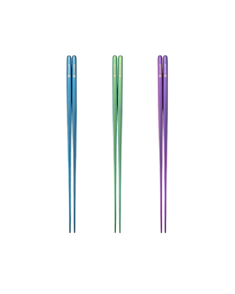 Premium Anodized Titanium Chopsticks - Lightweight, Durable & Non-Toxic Eating Utensils for Asian Cuisine, Sushi, Ramen & Hot Pot - Perfect Gift for Food Lovers