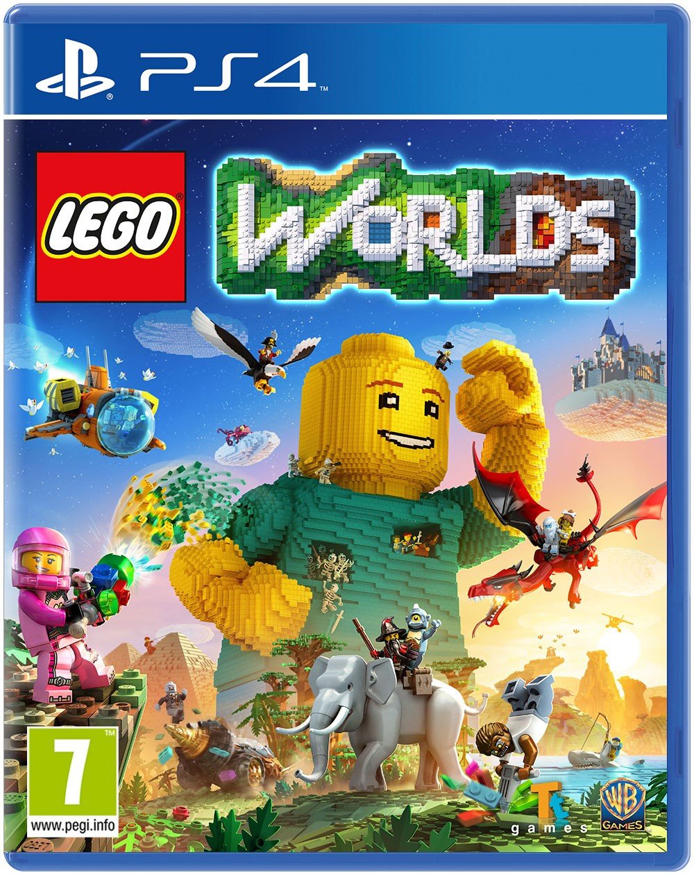LEGO Worlds - PlayStation 4 Game | Open-World Sandbox Adventure | Build, Explore & Create Your Own LEGO Universe | Perfect for Family Game Night & Creative Play