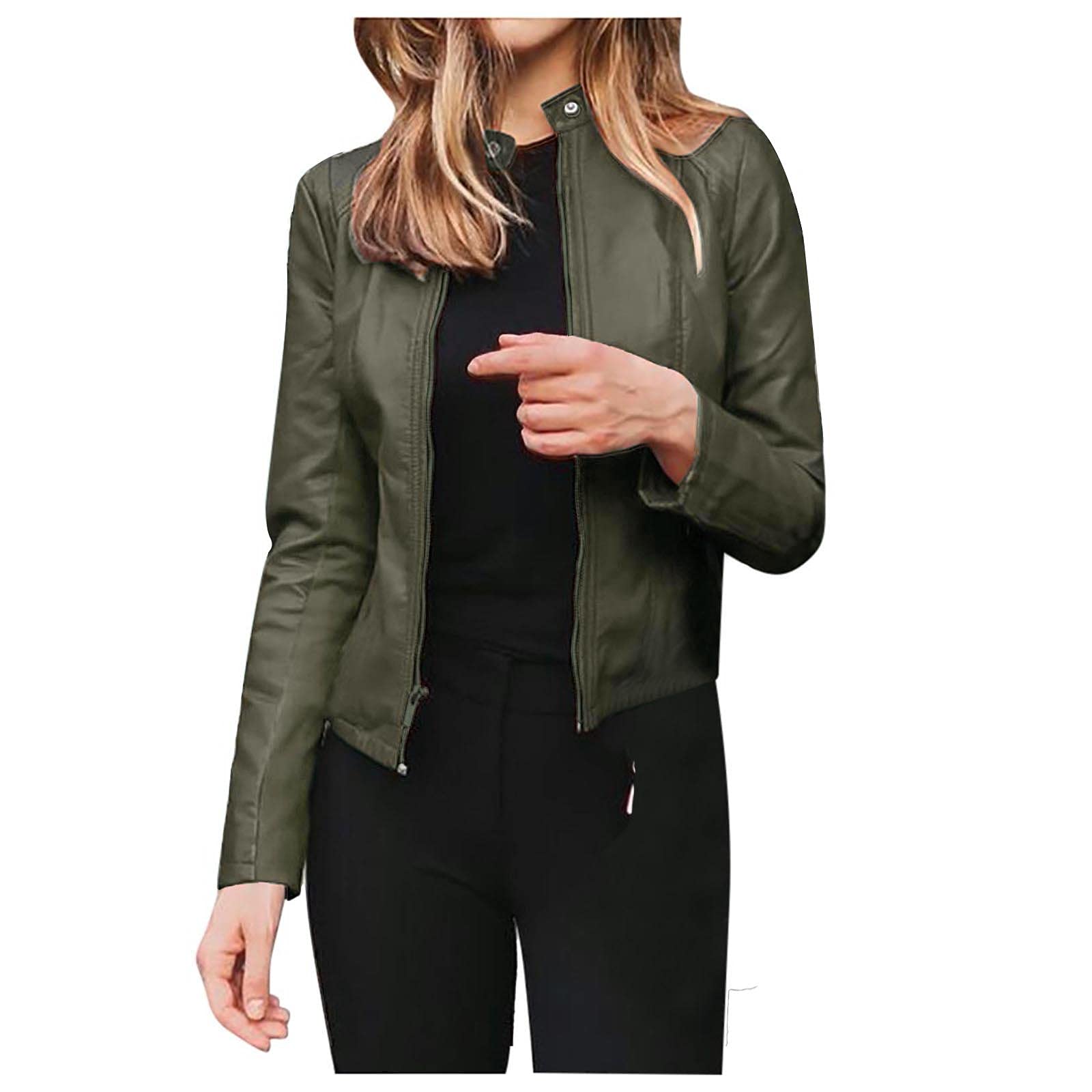 Women's Oversized Blazer Jacket - Lapel Collar Long Sleeve Office Wear for Work & Casual