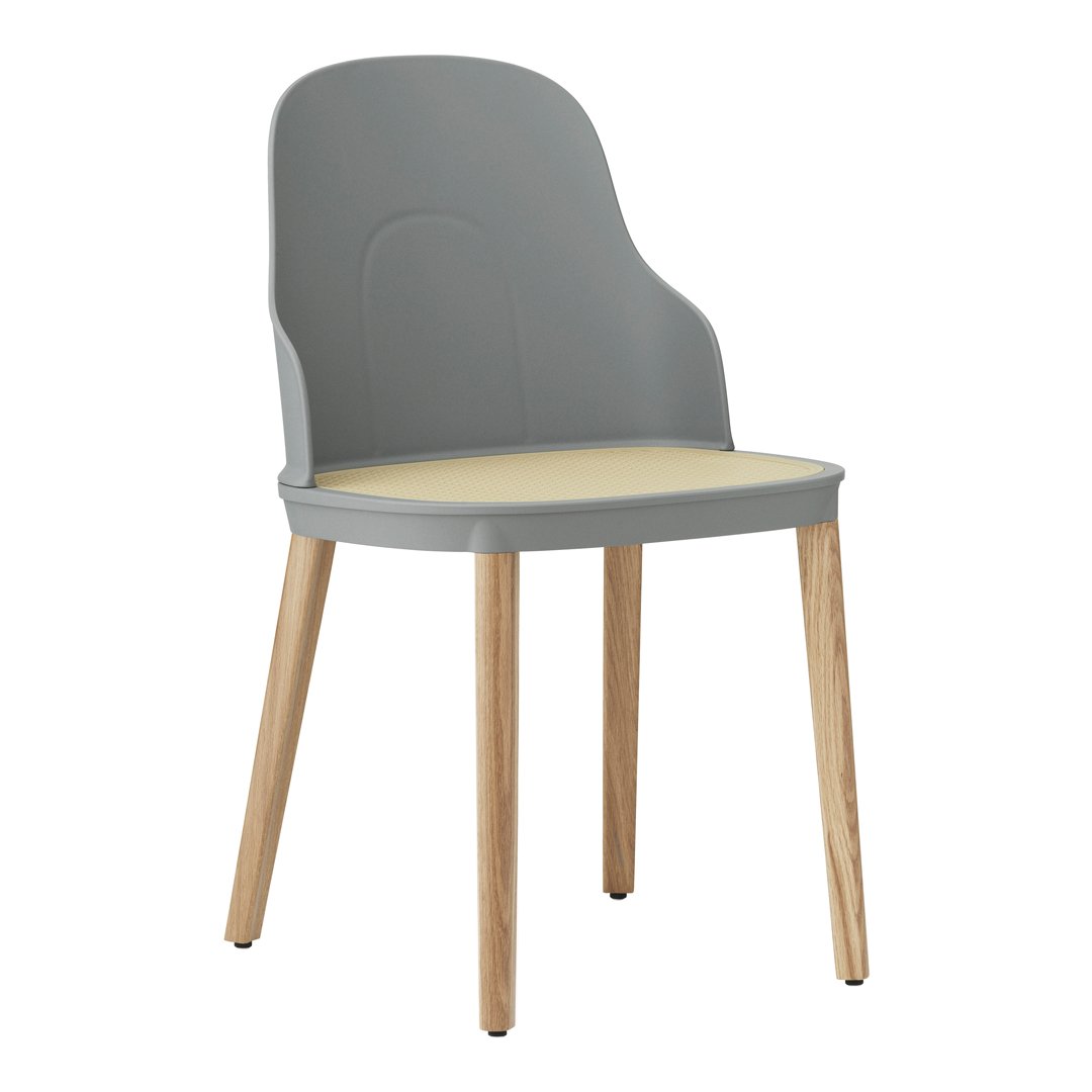 Allez Modern Dining Chair with Woven Wicker Seat - Comfortable & Stylish for Kitchen, Dining Room, or Patio