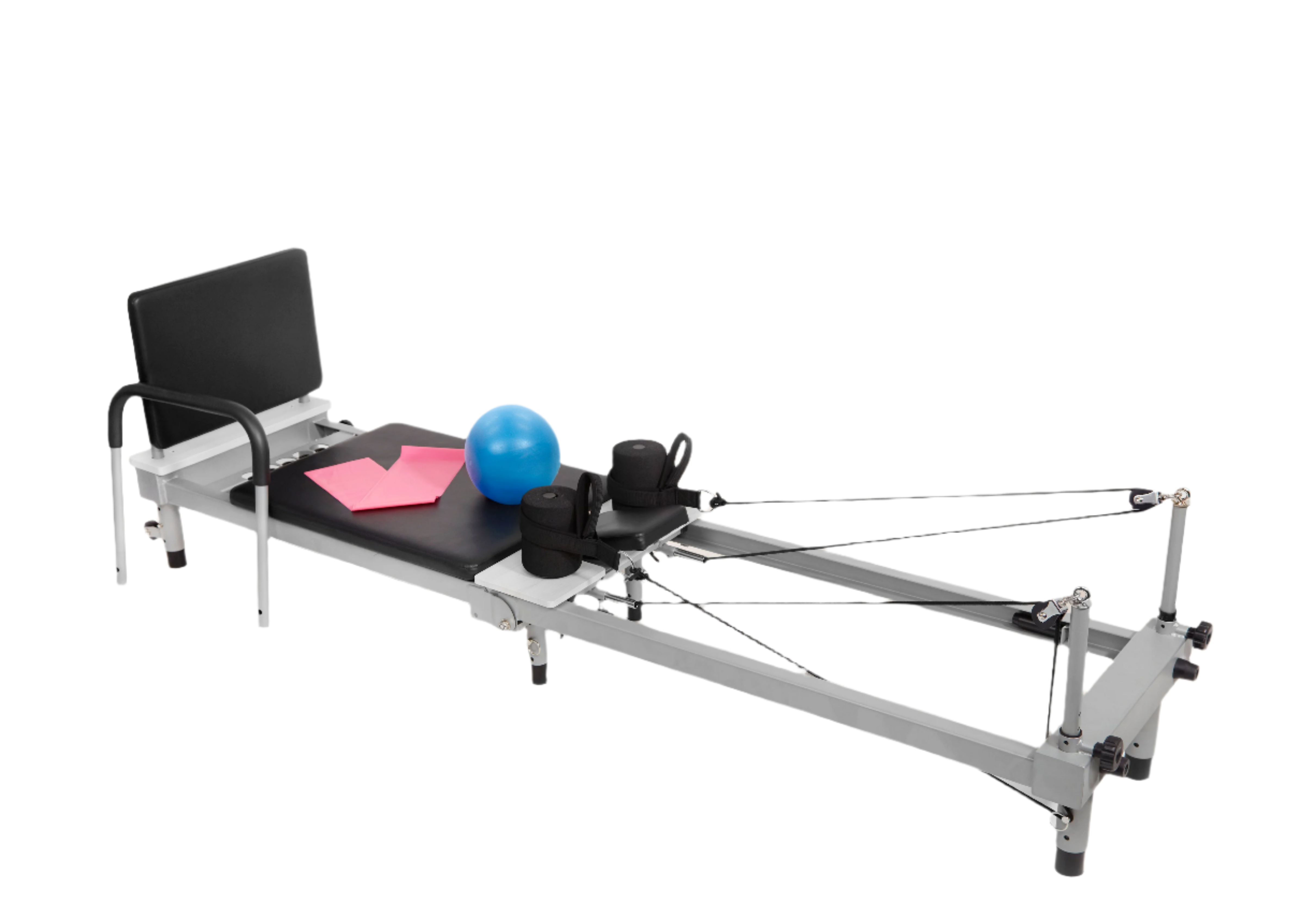 Slix Professional Pilates Reformer Machine for Home & Studio Workouts - Full Body Exercise Equipment for Strength, Flexibility & Rehabilitation Training | Perfect for Yoga, Physical Therapy & Fitness Enthusiasts