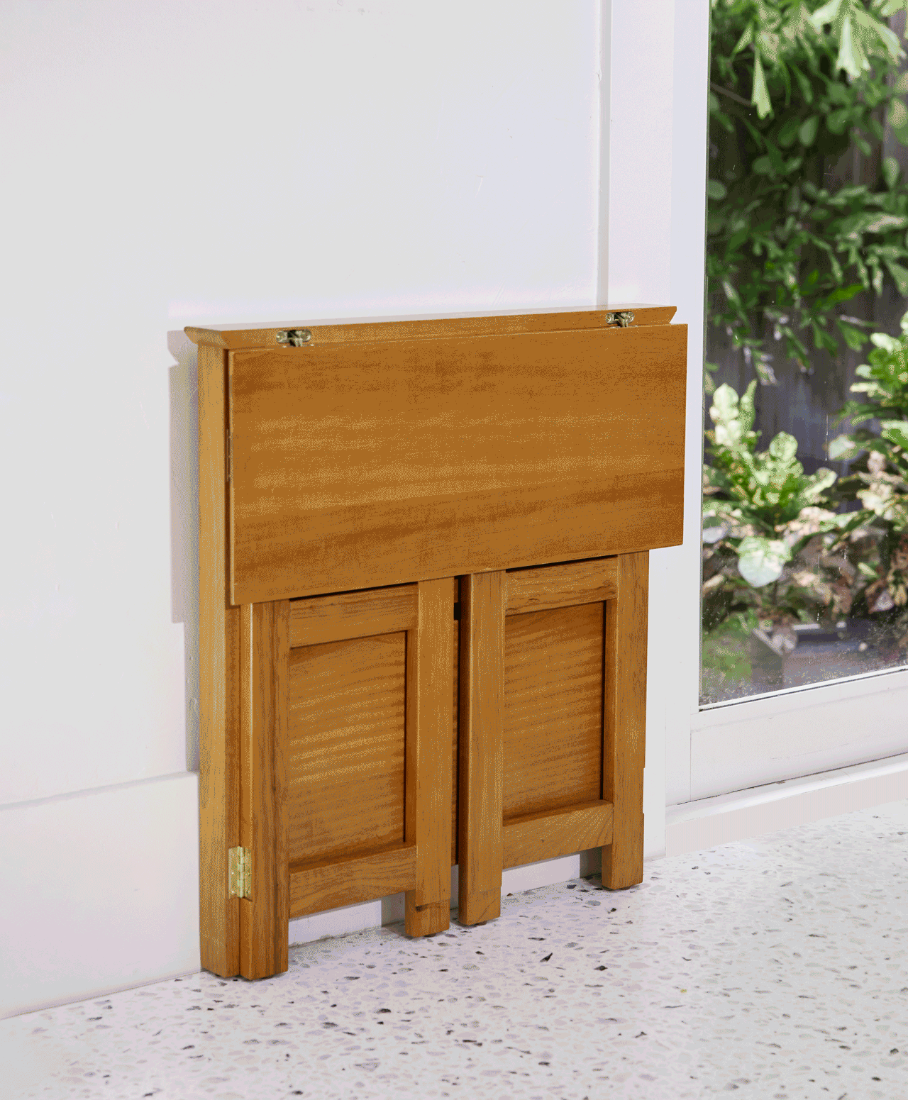 Space-Saving Folding Bookcase - Compact & Portable Bookshelf for Small Rooms, Dorms, Apartments - Perfect for Home, Office, and Student Use