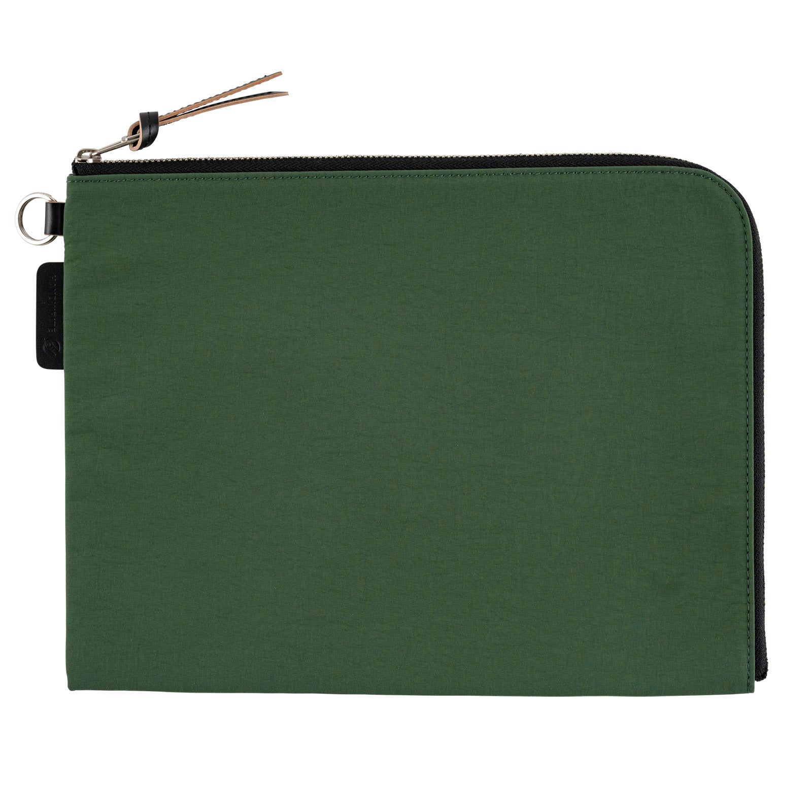 Hobonichi Techo A5 Flat Pouch - Green Organizer for Planner Accessories | Perfect for Journaling, Stationery Storage & Travel Essentials