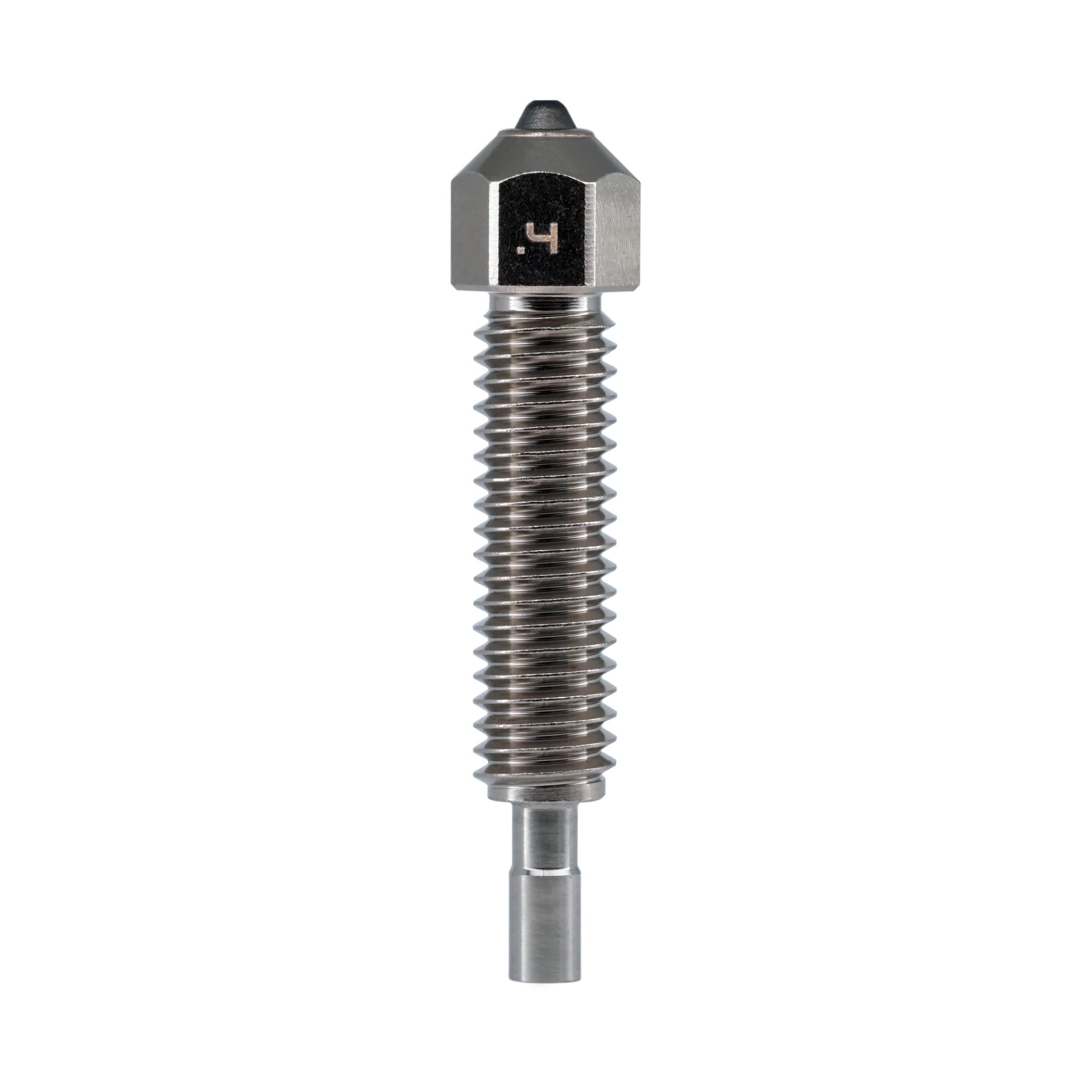 Microswiss FlowTech - Diamondback Nozzles - Polycrystalline Solid Diamond Tip 3D Printer Nozzles (.4mm) - Wear Resistant & High Precision - Made in USA - Perfect for ABS, PLA, PETG Filament Printing