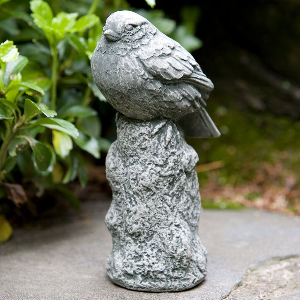 Campania International Resting Bird Garden Statue - Elegant Outdoor Decor for Patio, Yard & Garden - Perfect for Bird Lovers & Nature-Inspired Landscaping