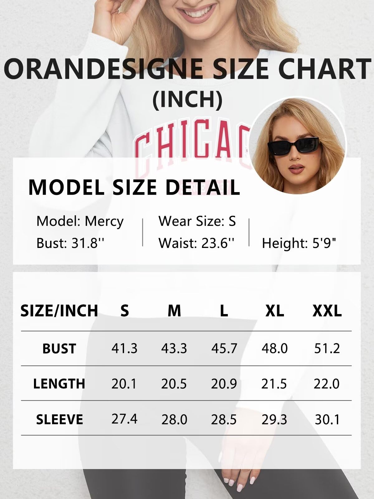 ORANDESIGNE Women's Cropped Graphic Crewneck Sweatshirt - Letter Print Long Sleeve Pullover, Casual Loose Fit Tops for Streetwear & Lounge Wear