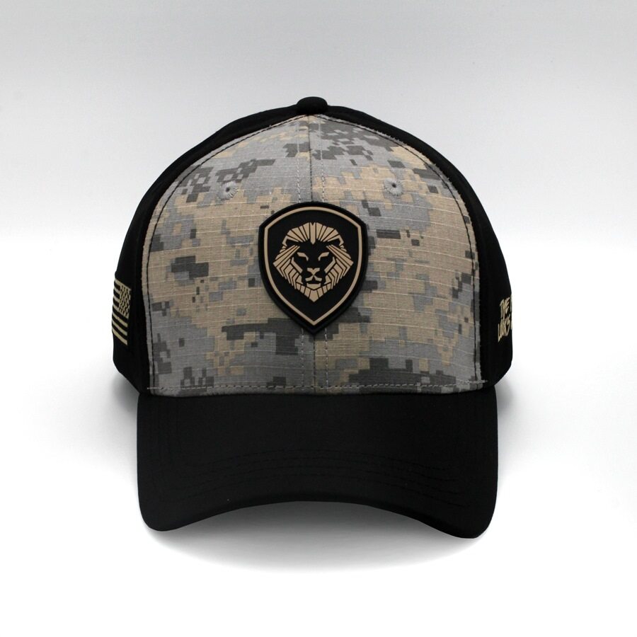 VT Shield Logo Future Looks Bright Grey Digital Camo Snapback Hat - Adjustable Baseball Cap for Men & Women - Perfect for Outdoor Sports, Casual Wear and Street Fashion