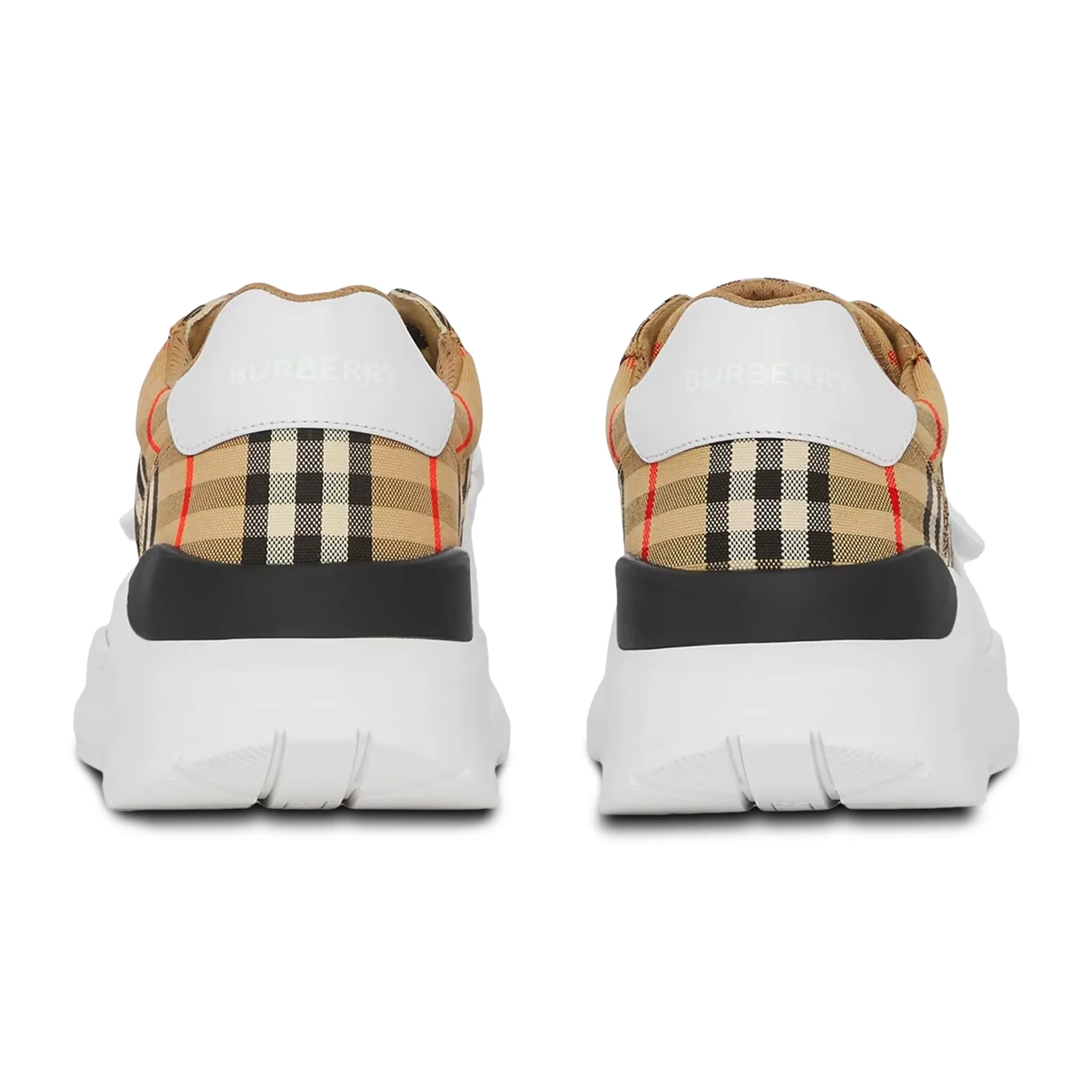 Burberry Vintage Check Cotton Sneakers - Classic Plaid Casual Shoes for Men & Women | Perfect for Everyday Wear, Travel & Street Style Fashion