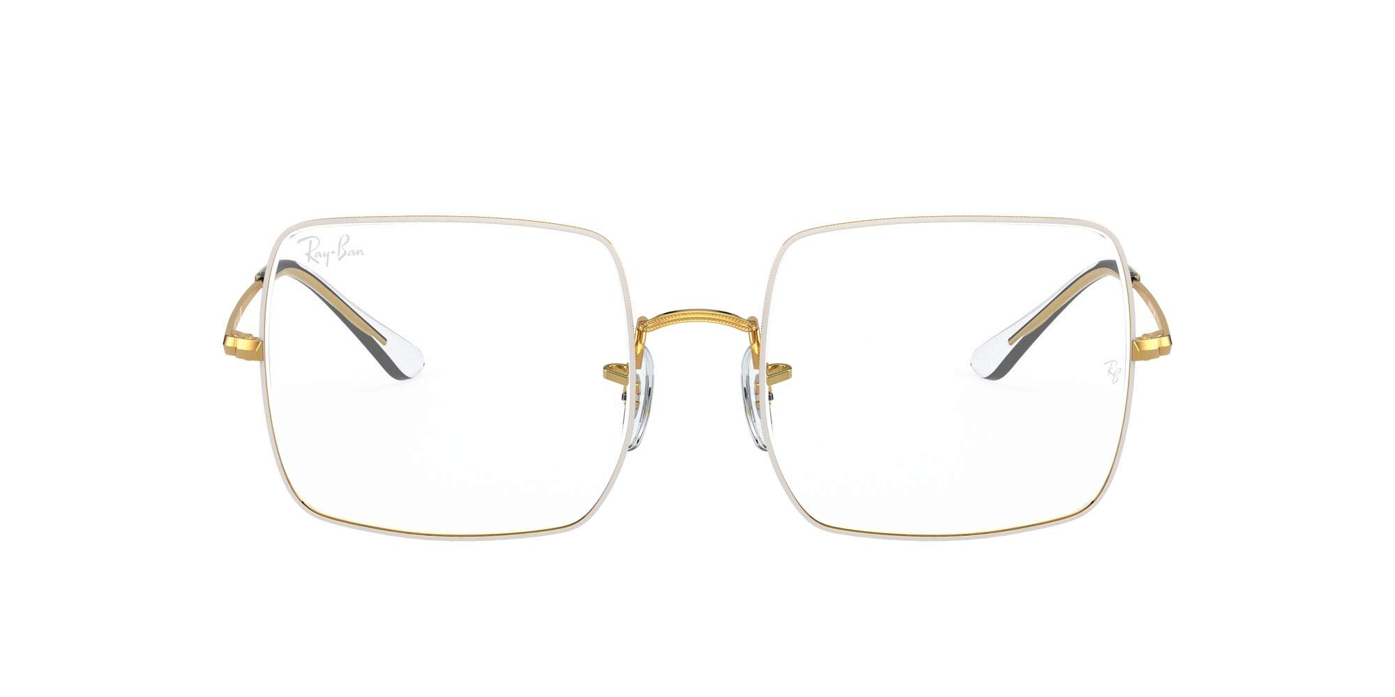Ray-Ban Rx1971v Metal Square Prescription Eyeglasses Frames - Classic Retro Style for Men & Women - Perfect for Work, Reading & Fashion Accessories